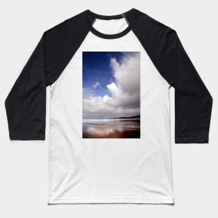 Woolacombe Beach  View Devon Seascape, UK Baseball T-Shirt